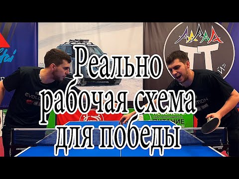 Видео: Подача маятник в середине партии! Выиграть середину партии в настольном теннисе