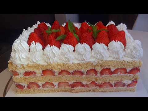 Видео: Իմ համտեսած ամենահամեղ և գեղեցիկ Ելակով տորթը!Самый вкусный клубничный торт! Strawberry cake