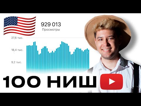 Видео: 100 НИШ ДЛЯ АМЕРИКАНСКОГО ЮТУБ КАНАЛА 2025 / 100 ниш БЕЗ ГОЛОСА и БЕЗ ЛИЦА YouTube