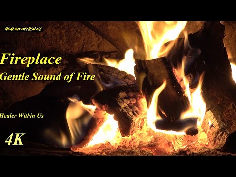 Видео: 4K Fireplace Attraction - Gentle Sound of Fire - Камина - музиката на огъня