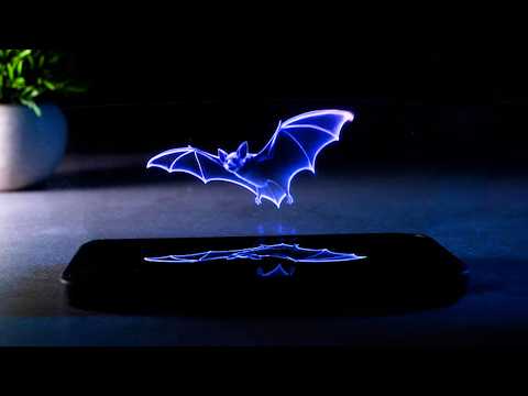 Видео: Как сделать невероятную 3D-голограмму с помощью телефона | Выглядит как настоящее волшебство!