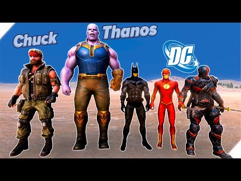 Видео: ТАНОС против ЧАК НОРРИСА и DC - Игра Ultimate Epic Battle Simulator