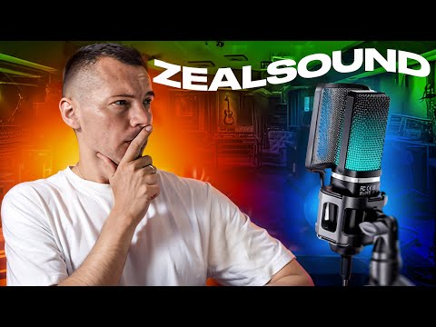 Видео: USB Микрофон ZealSound A68S RGB (BKD-11) Обзор, тест, обработка VST