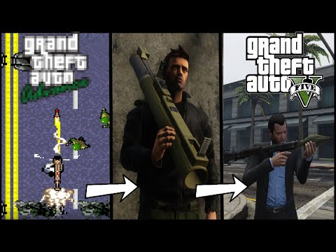 Видео: Эволюция Тяжёлого Оружия в GTA | Ракетницы, Миниганы и Огнемёты