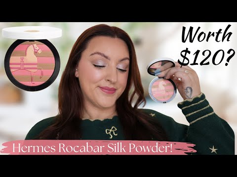 Видео: HERMES ROCABAR SILK POWDER ROSY GLOW | Действительно ли она стоит 100 фунтов стерлингов?!