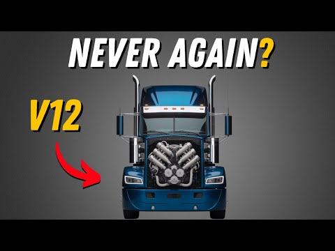 Видео: Почему вы больше никогда не увидите полугрузовик с двигателем V12