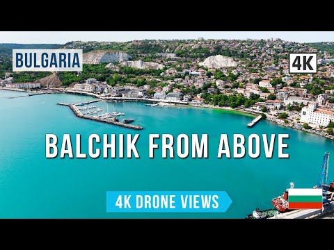 Видео: Балчик Лето 2025 🌊 Впечатляющие воздушные виды жемчужины болгарского побережья | 4K дрон-тур