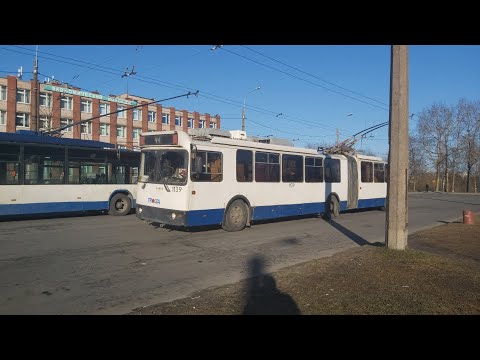 Видео: Троллейбус, маршрут №44 ТролЗа-62052.02 б.1139 (09.03.2020) Санкт-Петербург