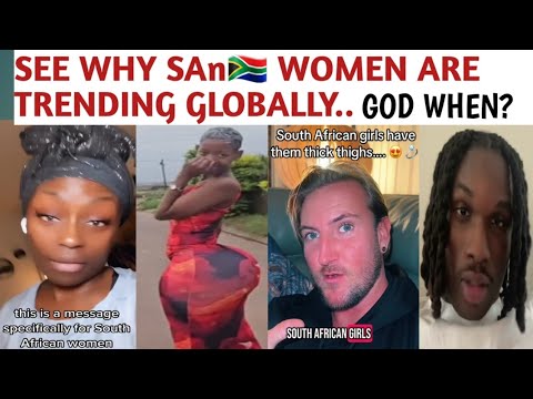 Видео: Узнайте, почему южноафриканские женщины в тренде/В Южной Африке самые красивые женщины, реакция T...