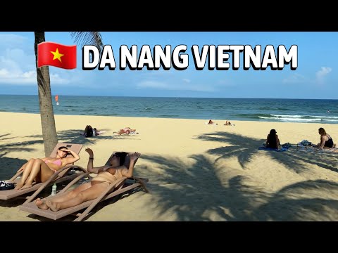 Видео: 🇻🇳 4K Прогулка по Вьетнаму - Набережная Дананга | Атмосфера заката