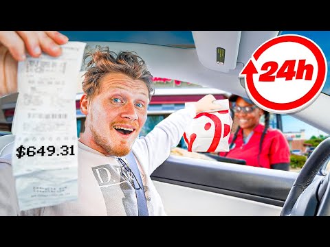 Видео: Позвольте официанту выбирать, что мне есть в течение 24 часов!