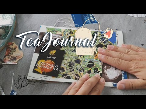 Видео: Чайный арт Travel блокнот. Tea journey #2