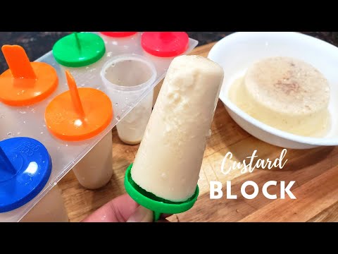 Видео: Гайанский ледяной блок (заварной крем) || Пошаговый рецепт ледяного блока || Молочное мороженое н...
