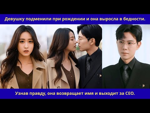 Видео: Девушку подменили при рождении, и она выросла в бедности.Узнав правду, вернула имя и вышла за CEO.