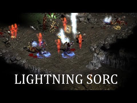 Видео: Diablo 2 - Моя МФ Лайтниг Сорка с Фениксом (Lightning Sorc) - Билд / Гайд (скиллы, шмот и т.д.)