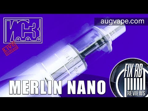 Видео: И.С.З. №35 MERLIN nano MTl RTA by Augvape | 16.08.19 | 17:00 MCK