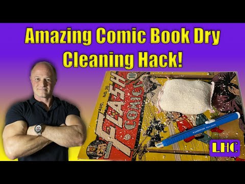 Видео: Суперэффективное средство для очистки комиксов Золотого века!