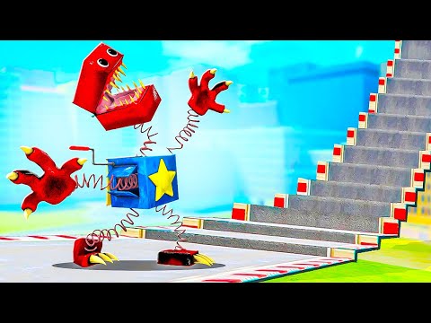 Видео: КАК ДАЛЕКО БОКСИ БУ СМОЖЕТ ЗАБРАТЬСЯ ПО СТУПЕНЬКАМ ЛЕСТНИЦЫ В ГАРРИС МОД? PROJECT PLAYTIME BOXY BOO!