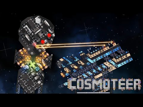 Видео: Cosmoteer - 08 Свалка Кораблей, Заводы. Новый корабль.