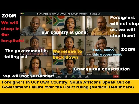 Видео: Южноафриканцы возмущены решением суда: медицинская помощь иностранцам предоставляется через Zoom.