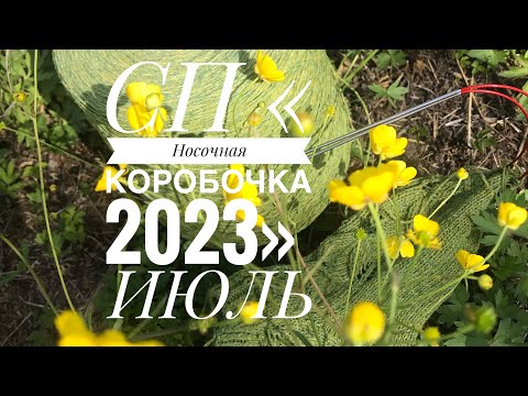 Видео: Носки июля в СП « Носочная коробочка 2023» 🍃☀️🧦