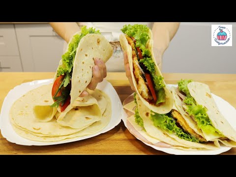 Видео: Рецепт лепёшек на сковороде, вкуснее лаваша! English subtitles
