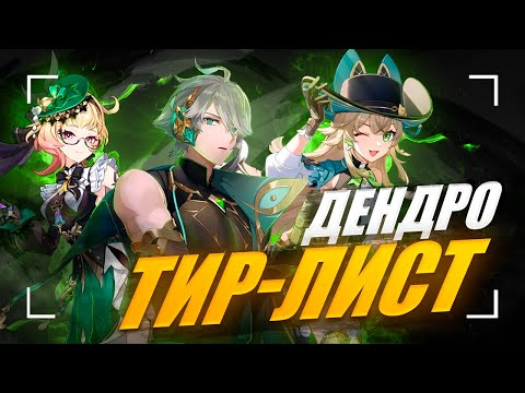 Видео: Лучшие и Худшие Дендро | Тирлист дендро героев [Genshin Impact]