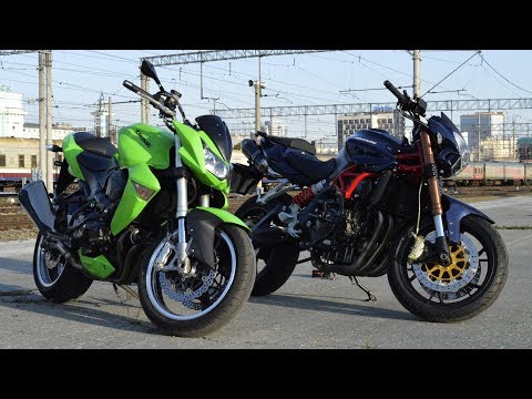 Видео: Пересел с "Китайца" на "Японца", отзыв о мотоциклах Kawasaki Z1000 и Stels 600 Benelli...