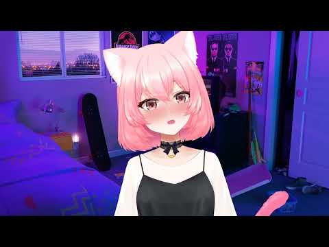 Видео: ASMR Vtuber 💜 Девочка Неко уснула рядом с Тобой 😽
