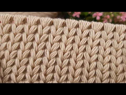 Видео: вау **!! это потрясающе ** простая модель тунисского вязаного крючком детского одеяла #вязаниекрю...