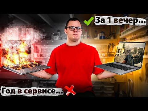Видео: РАССЛЕДОВАНИЕ ВЕКА! Сервис ГОД искал поломку, которую я устранил за вечер Ремонт MSI Creator Pro X17