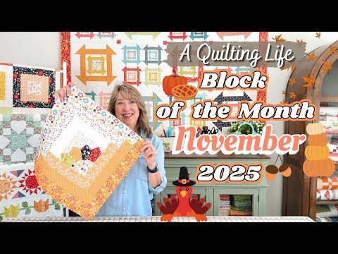 Видео: Блок месяца по квилтингу: ноябрь 2025 г. | Жизнь квилтинга