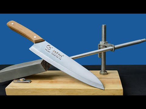 Видео: Суперточилка для ножей Method – бритвенная острота за 5 минут | Genius DIY Metalworking Tools