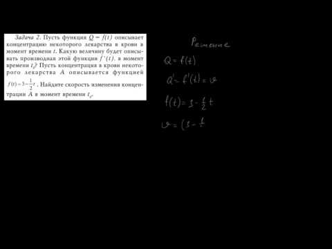 Видео: Производные: задача2