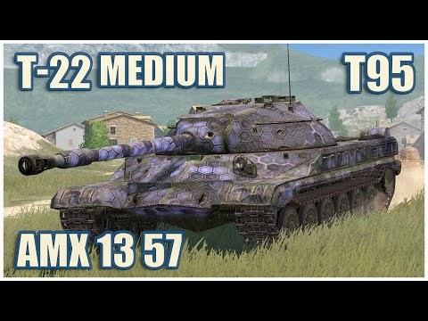 Видео: Т-22 СР, T95 & AMX 13 57 • ГЕРОИ РАСЕЙНЯЯ WoT Blitz