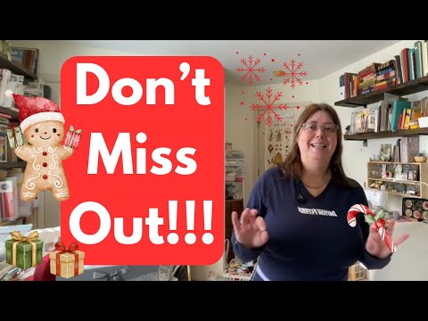 Видео: Посмотрите это видео перед покупкой товаров для творчества в рождественском журнале