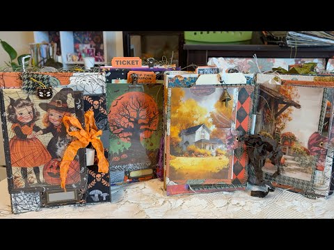 Видео: Интерактивный фолиант для перелистывания журналов | тема осени и Хэллоуина