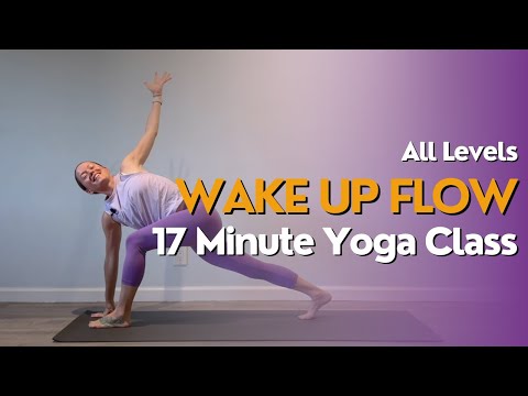 Видео: Wake Up Flow — 17-минутное занятие йогой