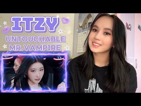 Видео: РЕАКЦИЯ на ITZY "UNTOUCHABLE" + "Mr. Vampire" M/V @ITZY