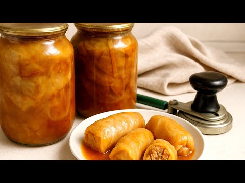 Видео: ГОЛУБЦЫ на ЗИМУ в банке в АВТОКЛАВЕ  и БЕЗ - ЭТО ВКУСНО и УДОБНО !