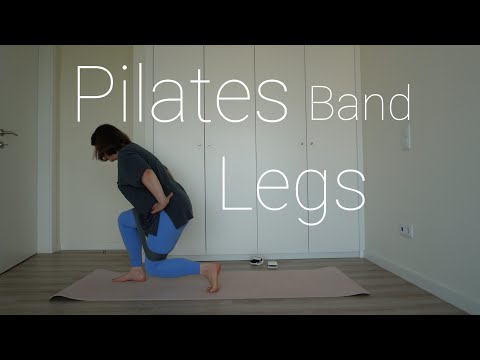 Видео: Пилатес для сильных бедер с эластичной лентой