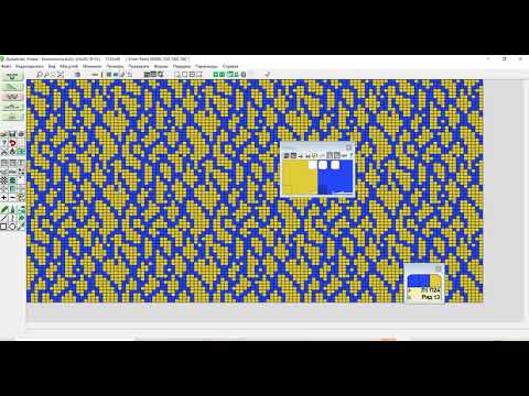 Видео: Как быстро сделать перфокарту для двухфонтурного жаккарда с программой DK