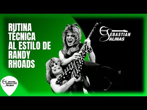 Видео: RANDY RHOADS Style: 7-минутная техника игры на гитаре