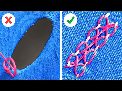 Видео: УМНЫЕ ЛАЙФХАКИ И СОВЕТЫ ДЛЯ СПАСЕНИЯ ОДЕЖДЫ