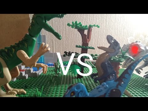 Видео: Лего битва Барионикс vs Рапторов (часть 1 )