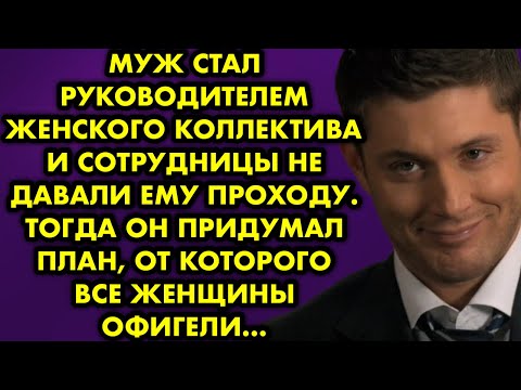 Видео: Муж стал руководителем женского коллектива, сотрудницы не давали ему проходу. Тогда он придумал план