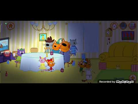 Видео: 19 сезон три кота часть 13 друзья пошли домой не отмечать новый год!!