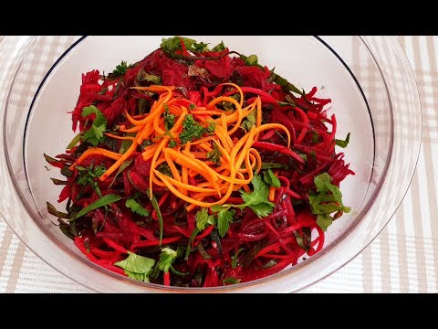 Видео: Салат из свежей свеклы!