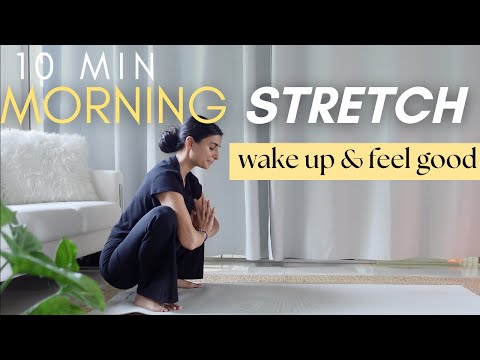 Видео: 10-МИНУТНАЯ УТРЕННЯЯ РАСТЯЖКА | Комплекс упражнений для всего тела, чтобы проснуться и чувствоват...