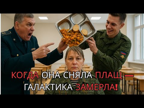 Видео: Она сняла плащ, и 4 звезды заставили командира встать на колени.